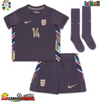 Camisa de Futebol Inglaterra Ezri Konsa #14 Equipamento Secundário Infantil Europeu 2024 Manga Curta (+ Calças curtas)